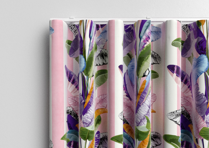 Palm Springs, Pink Stripe - Made To Measure Curtains - Image 13